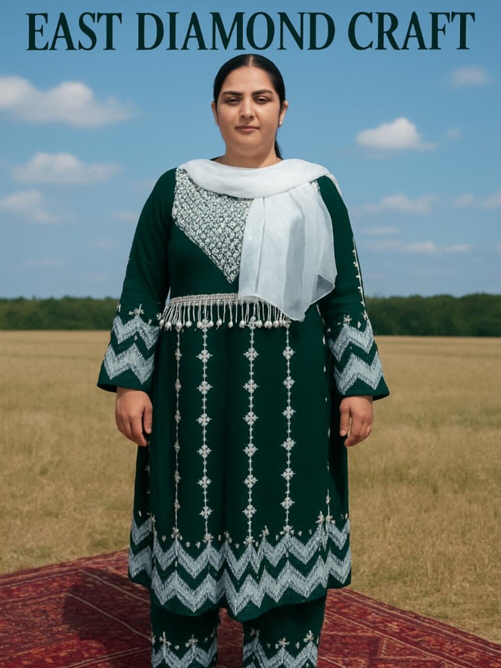 Custom Hazaragi Afghan Dress – Made to Order